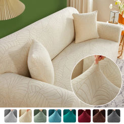 Thick Jacquard Sofa Cover for Living Room 1/2/3/4 Seater Elastic Sofa Cover L-shaped Corner Sofa Cover