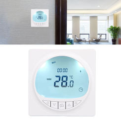 Home Temperature Controller Home Thermostat Water Floor Heating Thermostat LCD Display Smart Home Temperature Controller Panel