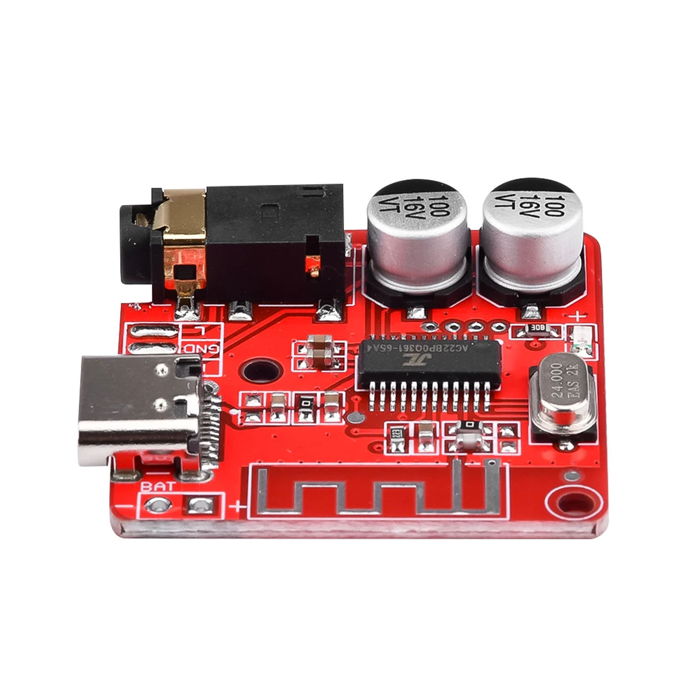 Description Picture 4 of item3W Car BT5.1 MP3 WAV Decoding Board Speaker Amplifier Audio Receiver Module Support A2DP/AVCTP/AVDTP AVRCP/HFP  Lossless Decoder