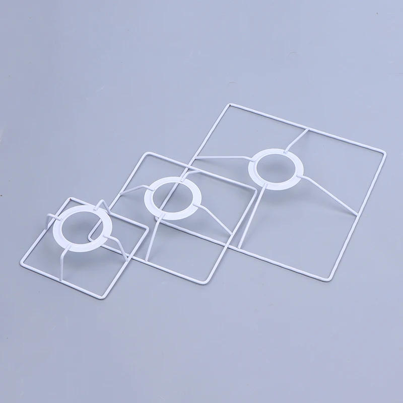 Description Picture 5 of item1Set Cylinder Vintage Lampshade Lamp Iron Lamp Frame Shade Accessories For E27 Lamp Socket Chandelier