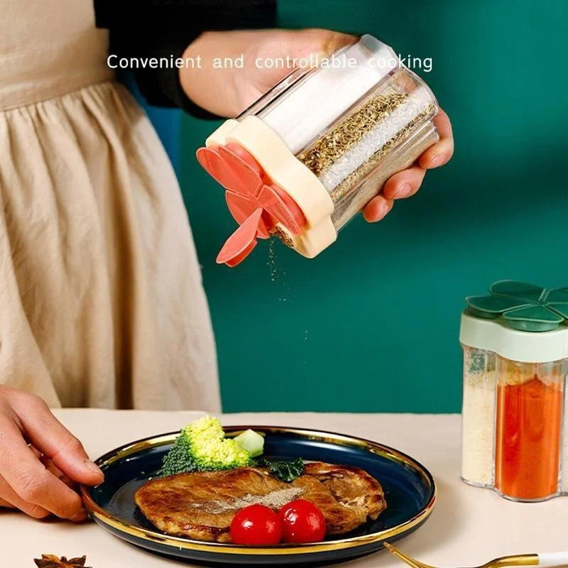 Description Picture 4 of itemSpice Shakers Jar Plastic Container Seasoning Bottle Organizer Outdoor Camping Kitchen Set Tools Home Gadgets Accesorios