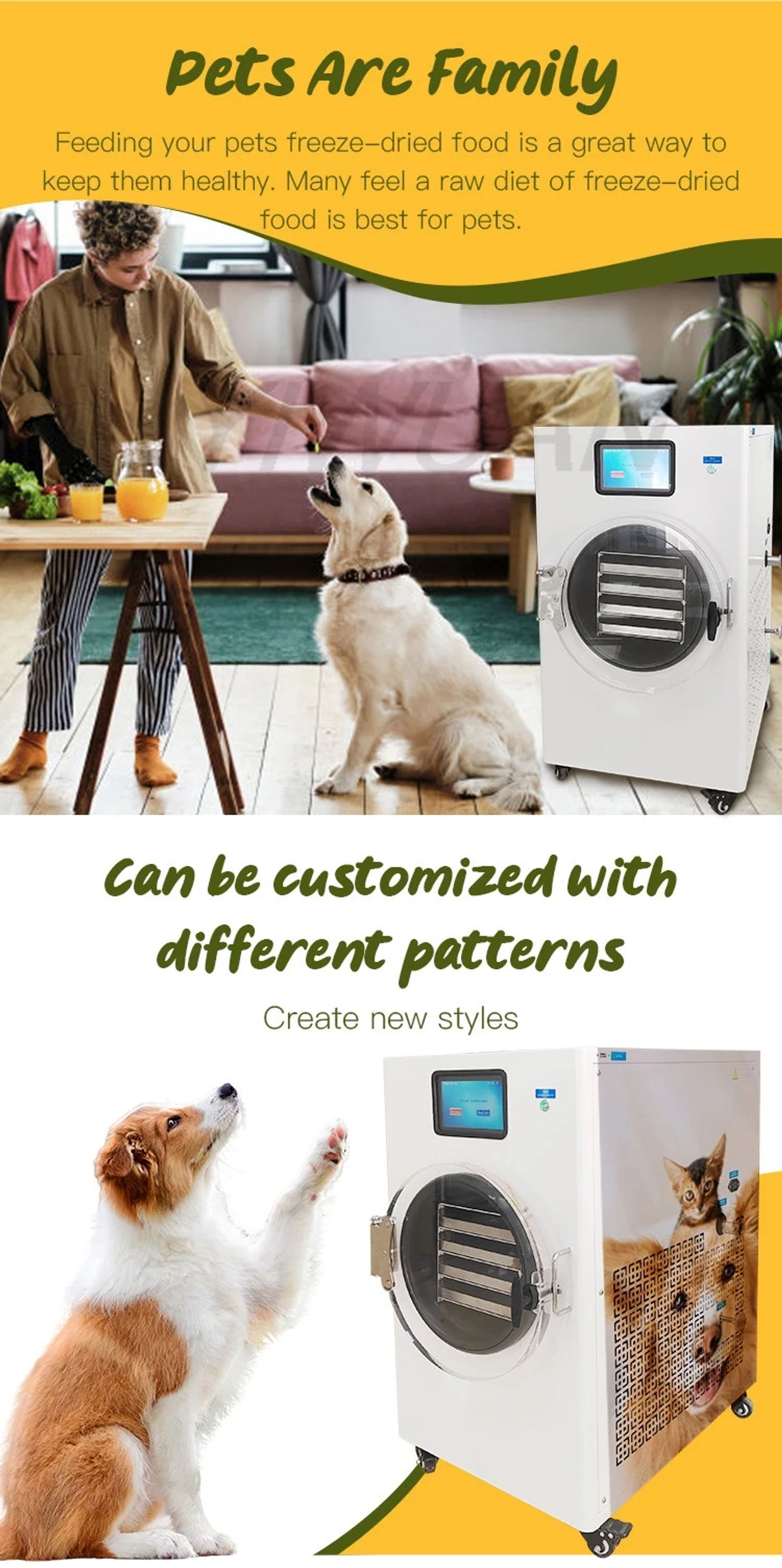 Description Picture 4 of itemHome Use Vacuum Fruit Freeze Dryer Machine Professional Food Dehydrator Liofilizador Device Freeze Dried Candy Fruits Skittles