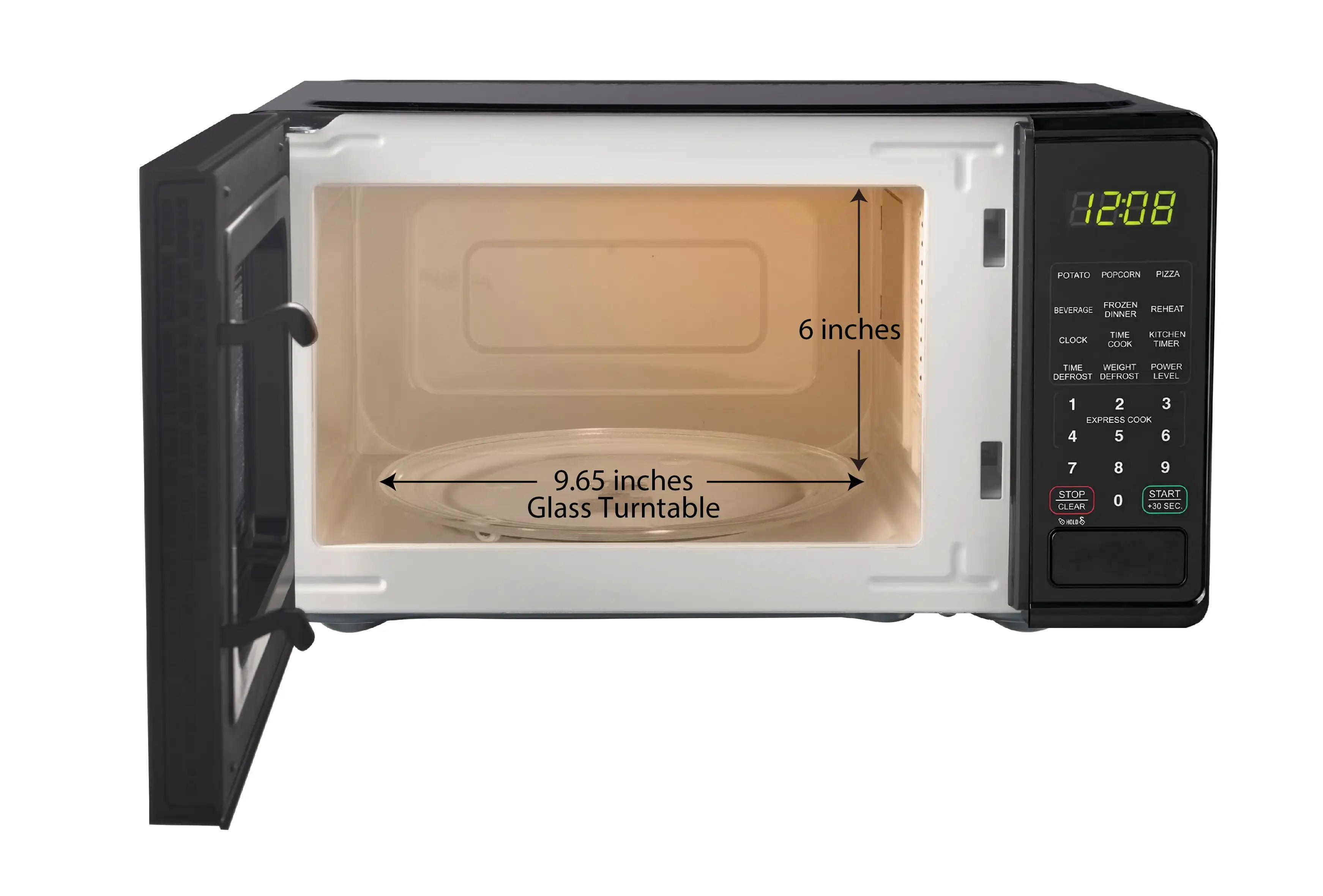Description Picture 5 of itemMainstays 0.7 cu. ft. Countertop Microwave Oven, 700 Watts, Black