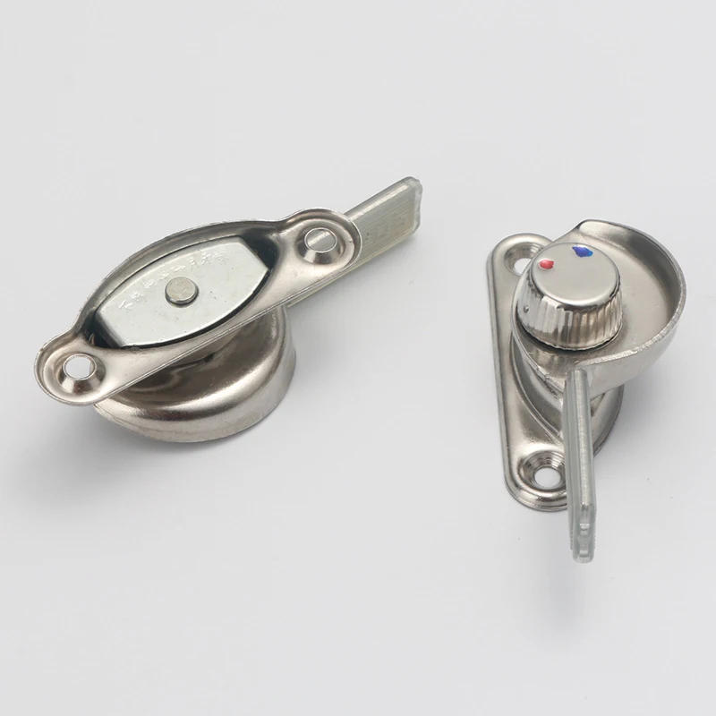 Description Picture 4 of itemStainless Steel Window Lock Al-Alloy Door Window Lock Crescent Lock Plastic Steel Accessories Sliding Door Shackle Safety Lock