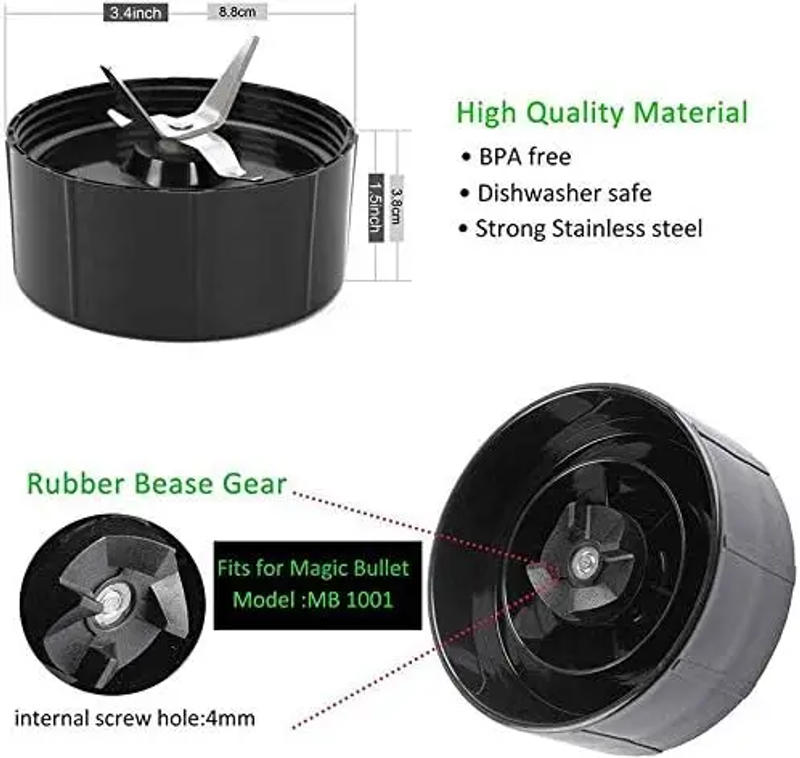 Description Picture 3 of itemReplacement For Magic Bullet Mini Blender Spare Cross Blade Compatible with Magic MB1001 Series Juicer Mixer and Food Processor