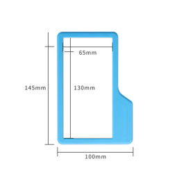 Fashion Silicone Mirror Self Grips Mirror Shatterproof Shower Silicone Travel Washroom 1pcs Compact Mirrors Batnroom