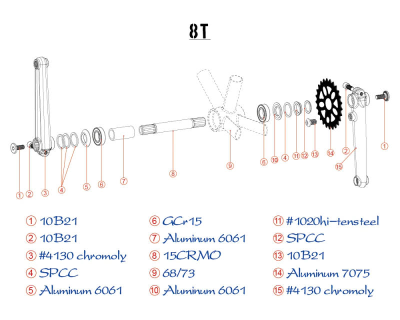 Description Picture 2 of itemFunsea BMX Sprocket 25T Alloy 6061 Bicycle Plate for Wheelie Stunt Big Cruiser One Way Chainring Full Machine Nezha