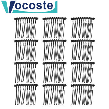 VOCOSTE 12PCS Hair Side Combs For Bride Hairpins 8/10/12/20teeth Hairdressing Clips 1.3/1.6/2/3inch Hair Side Combs Styling Tool