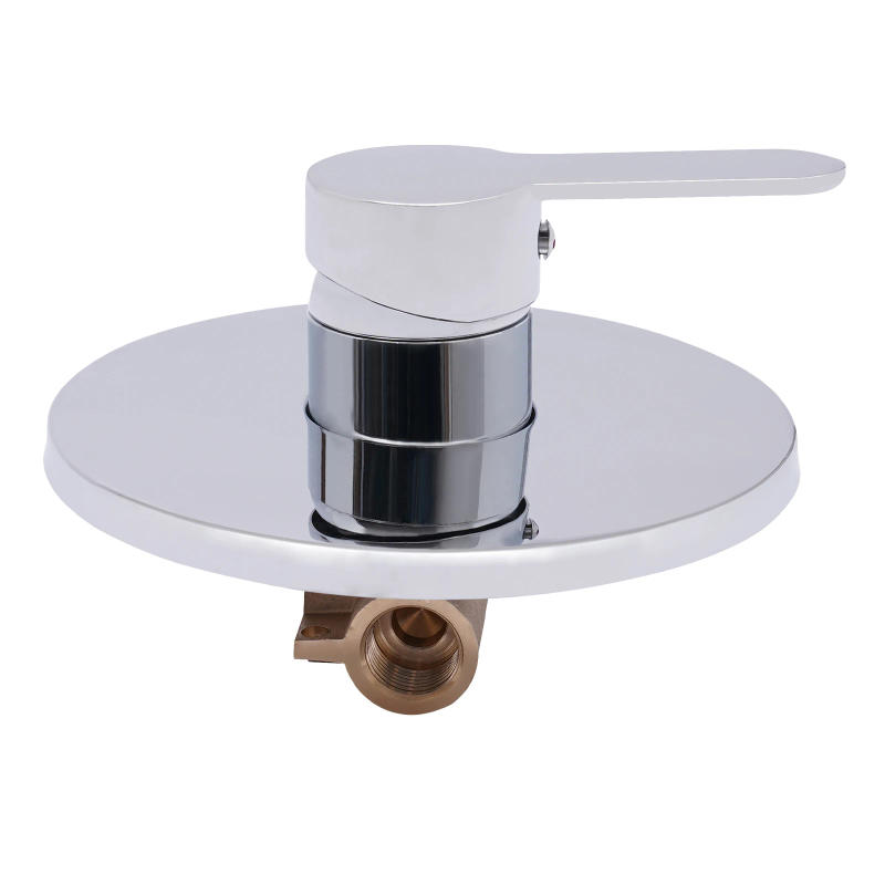 Description Picture 2 of itemSingle-Function Shower Handle Valve Trim Kit Shower Valves Chrome Wall Mount Brass Faucet Shower Rough-In Valve Bathroom i