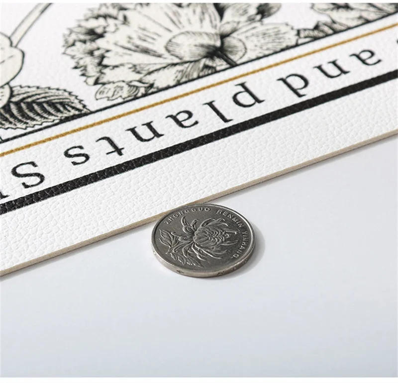 Description Picture 6 of itemOil-proof Placemat for Dining Table Dinnerware Mat Cup Coaster Insulating Mats Coffee Table Accessories Nordic Home Decor