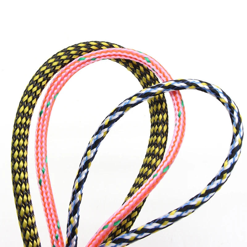 Description Picture 6 of item1/5/20/50M Expanded Braid Sleeve PP Cotton PET Yarn 4 8 12mm Soft Wire Wrap Insulated Cable Protection Line Harness Cable Sheath