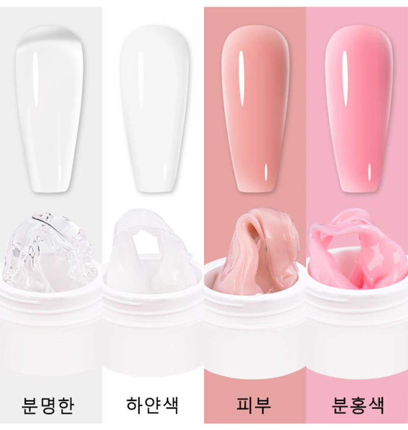 Description Picture 4 of item15g Solid Nail Extension Gel Non Stick Hand Phototherapy UV Gel Quick Building Gel Nails Tips Nail Art Prolong Gel Nail Polish