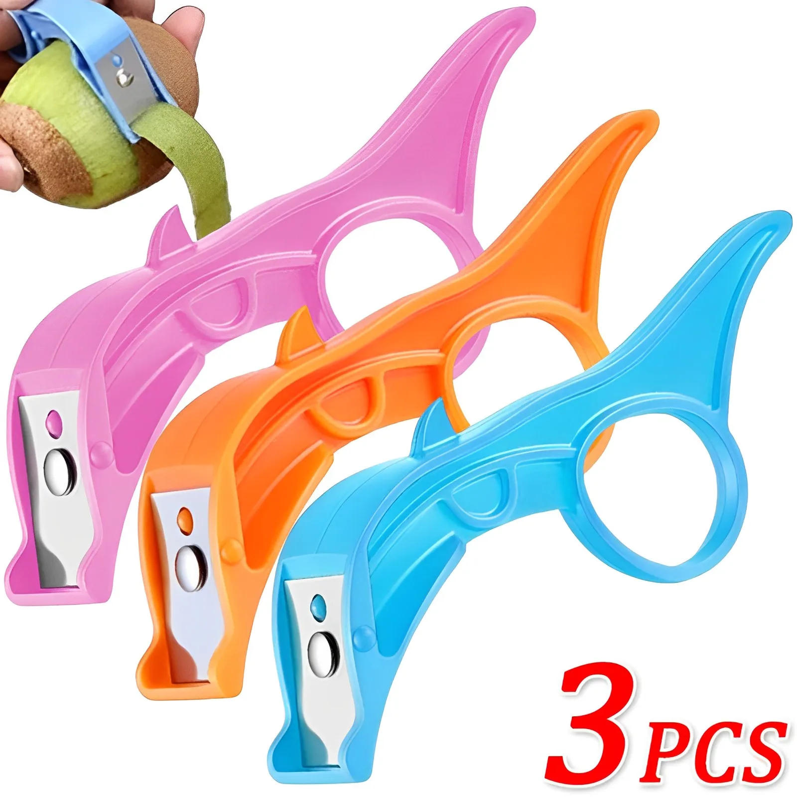 Description Picture 4 of itemFruit vegetable Peel Peeler Knife Apple Kiwi Potato Peelers Orange Cutter Stainless Steel Portable Manual Kitchen Peeling Tools