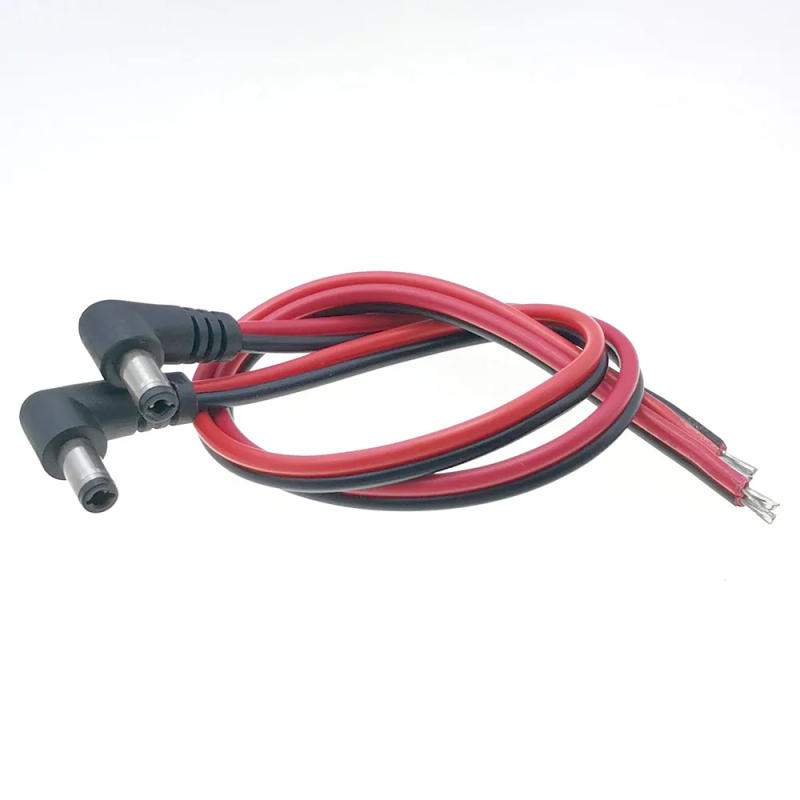 Description Picture 5 of item1pc DC Power connector 5.5 X 2.1mm / 2.5mm Male Plug Right Angled 90 Degree 5.5*2.1 5.5*2.5 Plug Connector With 18AWG Cable