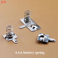 10 Sets Universal No. 7 Positive and Negative Battery Box Spring Plate Power Supply Battery Box Accessories Metal DIY