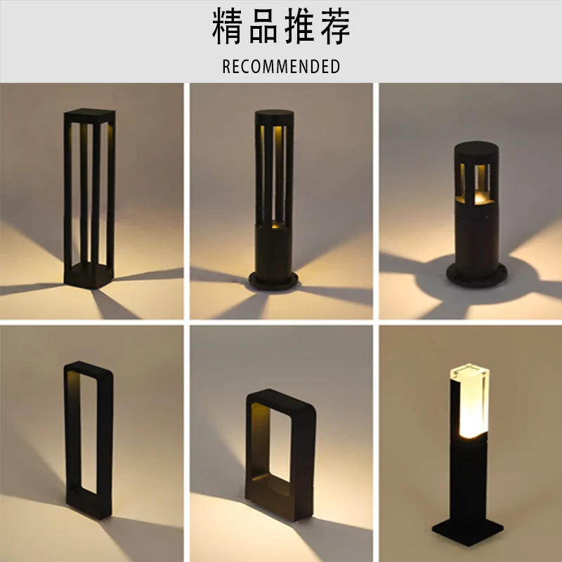 Description Picture 3 of itemInsert Lawn Lamp Outdoor Landscape Garden Greening Lawn Lamp Led Simple Round Aluminum Insert Road Floor Underground Spotlight