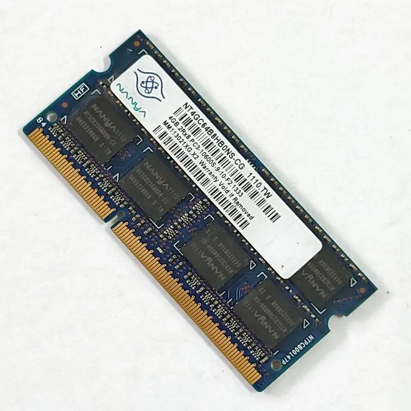 Description Picture 2 of itemNanya RAMS DDR3 4GB 1333MHz laptop memory ddr3 4GB 2RX8 PC3-10600S 204pin SODIMM 1.5V