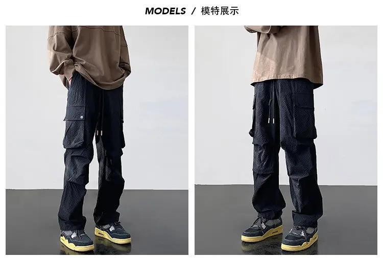 Description Picture 2 of itemMen City Military Tactical Pants Combat Cargo Trousers Multi-pocket Waterproof Wear-resistant Casual Training Overalls Clothing