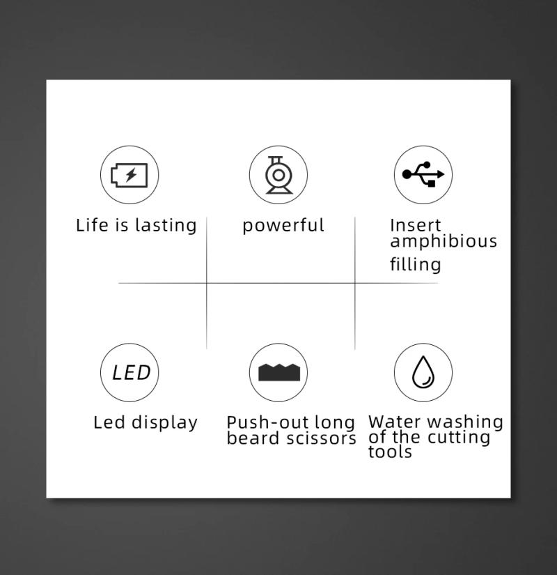 Description Picture 3 of itemVGR 332 Electric Razor Electric Shaver Rechargeable Shaving Machine for Men Shaver Beard Razor Beard Trimmer Hair Trimmer