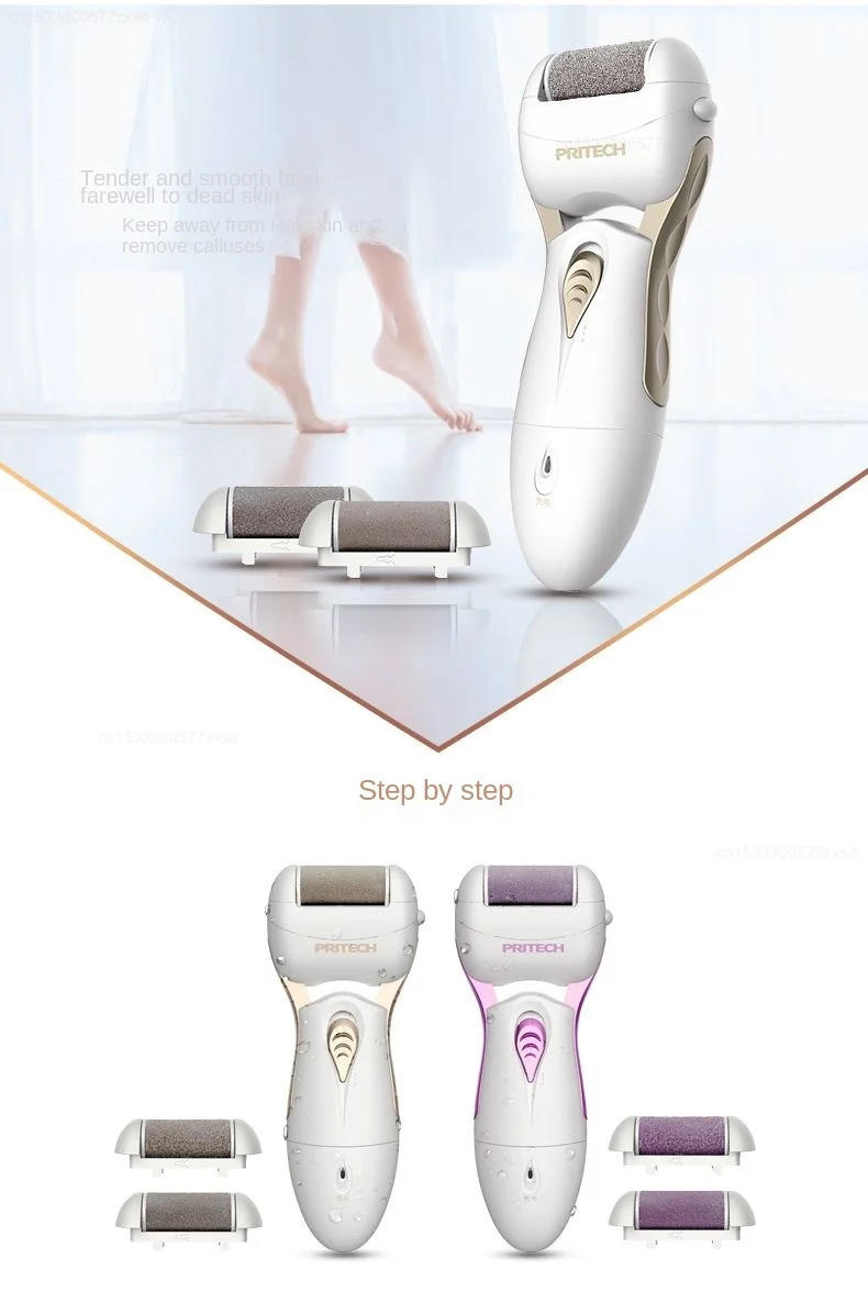 Description Picture 3 of itemXiaomi Pritech Rechargeable Foot Sharpener Care for Dead Skin Household Safe quickly Foot Care waterproof Foot Therapy Machine