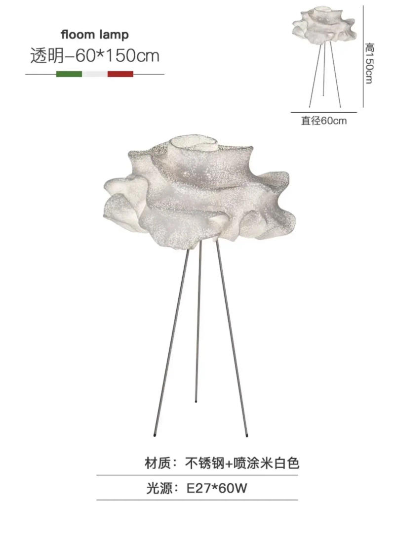 Description Picture 3 of itemAdvancedsensereplicaart floor lamp designer modern simplicity living room studybedroomstarryskycloud decorative торшерمصباح ارضي