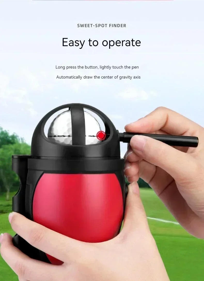 Description Picture 6 of itemPGM Golf Ball Spot Marker Tool Golf Ball Electric Scriber Finds Center of Gravity Distribution Line Ball Golf Training Aids