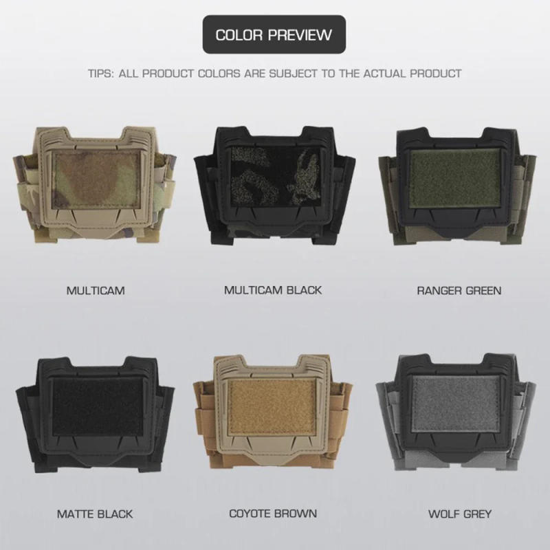 Description Picture 3 of itemFast Helmet Rear Pouch Agilit Style Battery Pouches Weight Bag NVG Night Vision Battery Sub-pouch Tactical OPS-CORE Helmet Cover