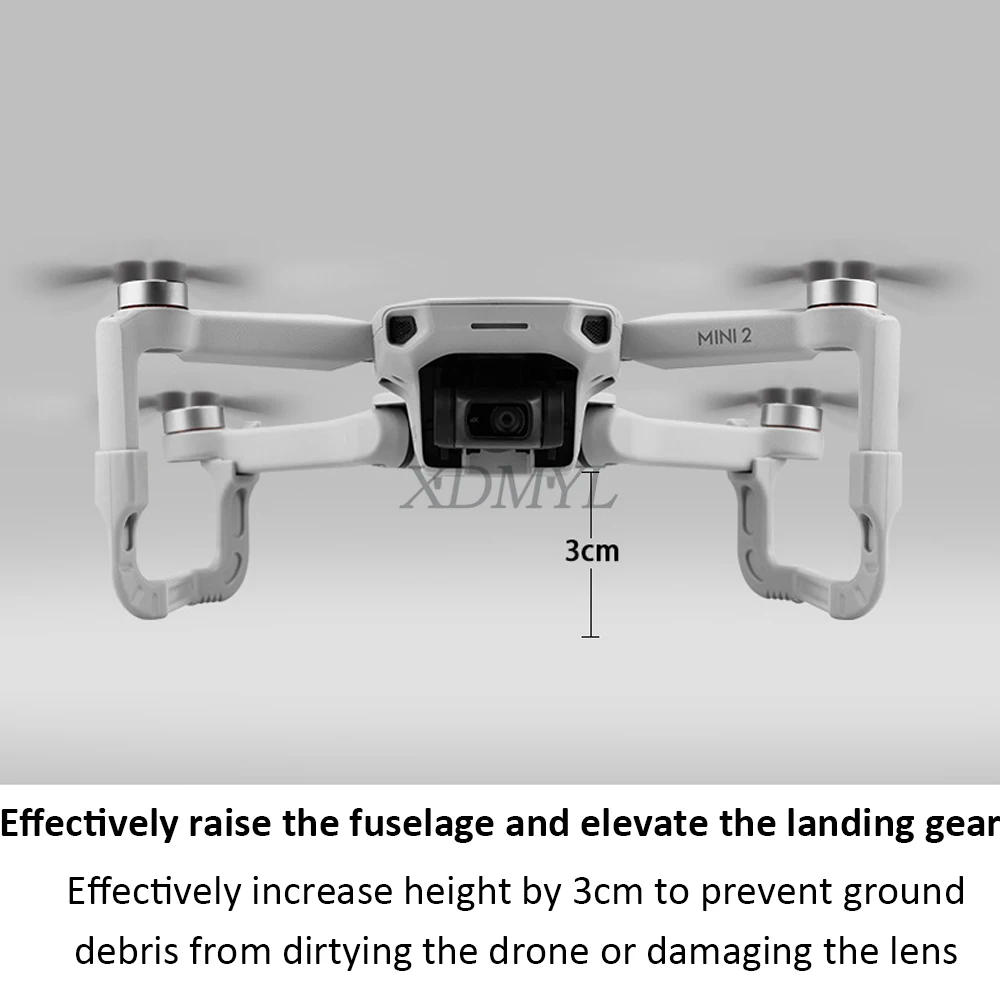 Description Picture 6 of itemHeight Increasing Landing Gear For DJI Mavic Mini 2/SE/2 SE/Mini 4K Extended Leg Protector Quick Release Feet Drone Accessories