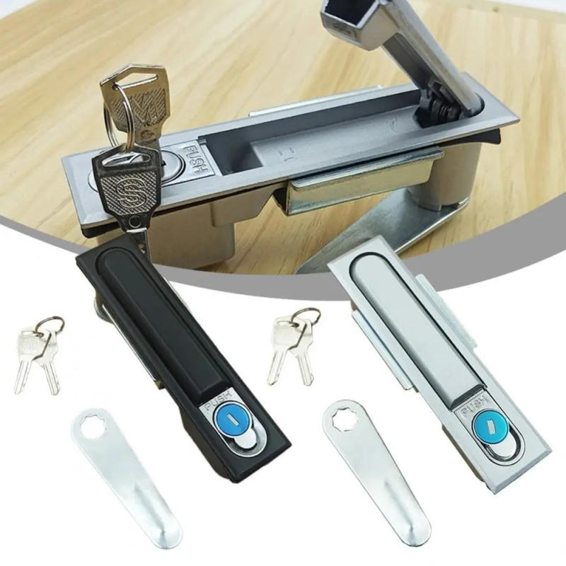 Description Picture 2 of item1Set Switch Mailbox Cabinet Door Lock Kit Industrial Machine Tool Equipment Power Distribution Box Electric Cabinet Plane Lock