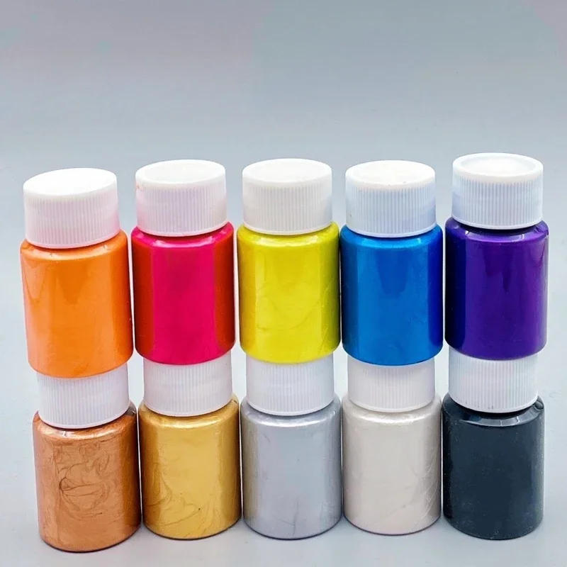 Description Picture 2 of itemMetallic Acrylic Paint Waterproof Non-fading Statue Coloring Hand-painted Art Graffiti Gold/silver/bronze Watercolor Pigments