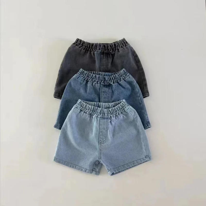 Description Picture 3 of itemSummer New Baby Denim Shorts Solid Boys Girls Short Jeans Toddler Pocket Pants Infant Shorts Solid Children Clothes