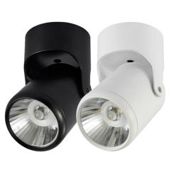Led Living Room Ceiling Light Spot Downlight 110V 220v Led Surface Mounted  Anti Glare Round Cob Rotatable Luminaire Lamp