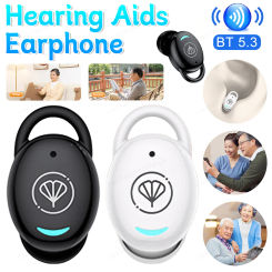 Invisible Hearing Aids Earphone Bluetooth-Compatible 5.3 Wireless In-Ear Earbuds Mini Sound Amplifier Wireless In-Ear Earbuds