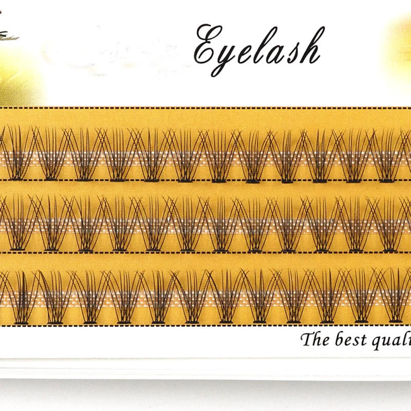 Description Picture 4 of item1 Box/60 Bunches Mink Eyelashes Natural 3D Russian Individual Eyelash extension 10D Eyelash cluster Makeup Tool Lashes Wholesale