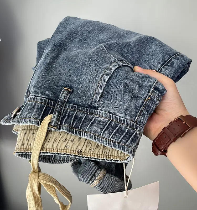 Description Picture 4 of itemMen's Jeans  Slim Small Feet Long Pants Versatile Stretch Men's Casual Wear pantalones hombre men clothin rare humans jeans