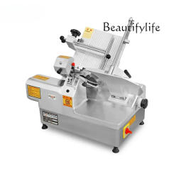 Fully automatic electric commercial mutton slicer, frozen meat planer, 13-inch meat slicer