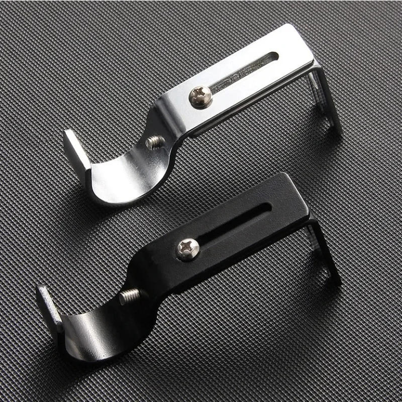 Description Picture 6 of item2/4PCS Retractable and Durable Curtain Rod Bracket with Screws Portable Wall-mounted Curtain Rod Bracket with Adjustable Hook
