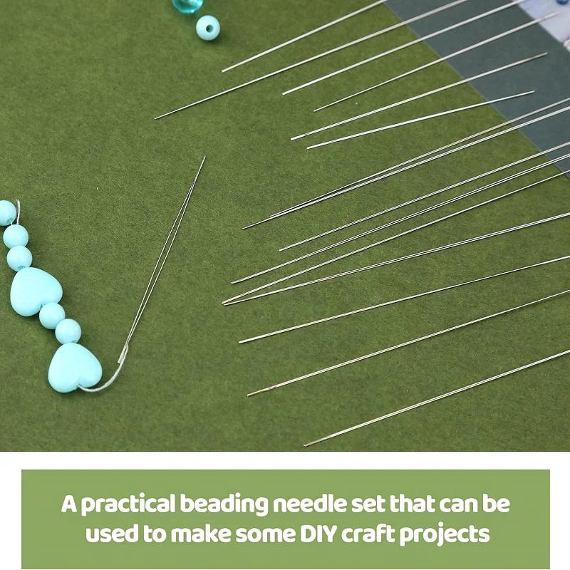 Description Picture 4 of itemBUDDUR 24Pcs Beading Needles Kit With Storage Box Bracelet Necklace Jewelry Making Tools DIY Handmade Craft Accessories Set