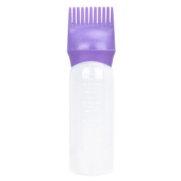 120ML Hair Dye Applicator Brush Bottles Dyeing Shampoo Bottle Oil Comb Hair Dye Bottle Applicator Hair Coloring Styling Tool
