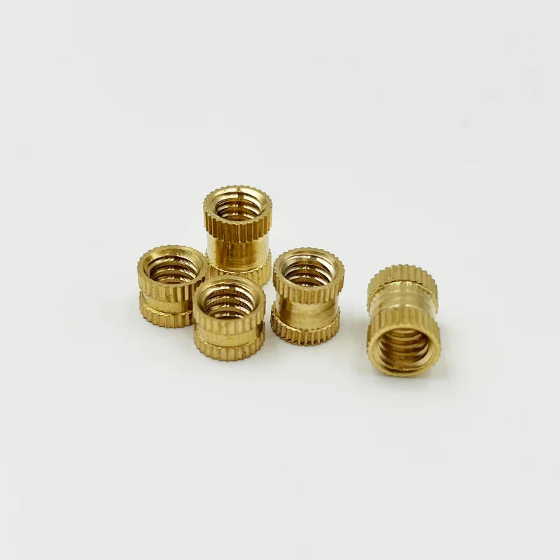 Description Picture 5 of item1/4 Brass Heat Set Insert Nut Inch Size Knurled Double Twill Hot Melt Molding Injection Embedded Copper Insertion Nut 3D Printer