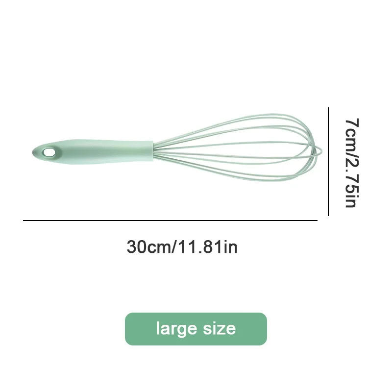 Description Picture 3 of itemSilicone Egg Beater Manual Egg Beater Mixer Kitchen Baking Utensil Cream Foam Maker Milk Coffee Egg Stirring Tools Whisk Mixer
