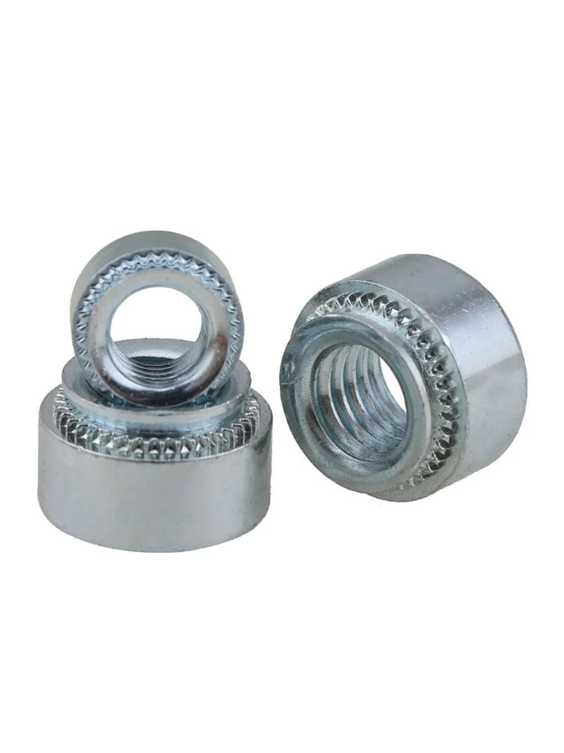 Description Picture 3 of itemM2 M2.5 M3 M4 M5 M6 M8 M10 Zinc Plated Carbon Steel Pressure Riveting Nut Self Clinching Nut Swage Nut Sert Press Nuts