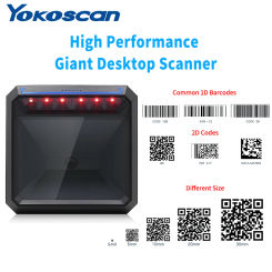 Handsfree 2D 1D Barcode Scanner QR Omnidirectional Desktop BarCode Reader CMOS Image Scanner For Bookstore Shop Drugstore MP7000