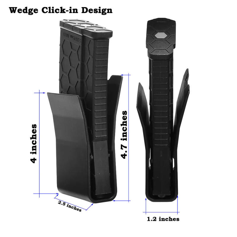Description Picture 3 of itemTactical MAG Insert Nylon Wedge 5.56,Molle Magazine Inserts for Mag Pouch Insert 556 762 AR15 Open Top Rifle Magazine Pouches