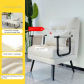 Beige white pillow