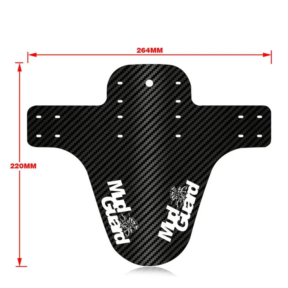 Description Picture 5 of itemMountain Bicycle Fenders Plastic carbon fiber Colorful Front /rear Bike Mudguard Mtb Bike Wings Mud Guard Cycling Accessories