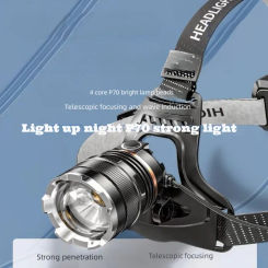 Xhp90.2 Super Powerful lamp Rechargeable Flashlight High Power Lamp 1000meters light 2*18650 Fishing Lantern