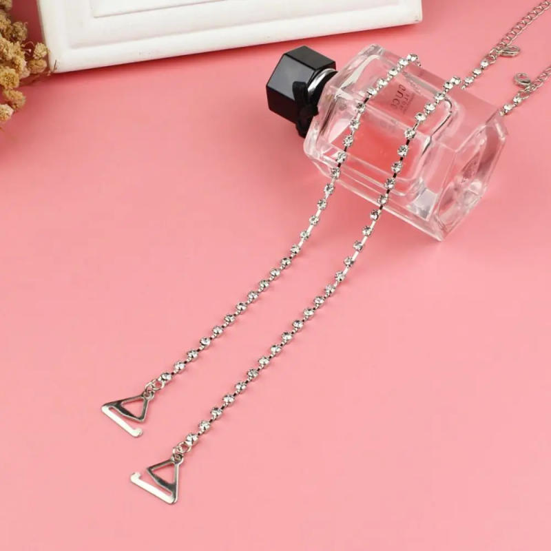 Description Picture 3 of itemMetal Bras Straps Pearl Aniti-slip Underwear Bra Strap Adjustable Bra Shoulder Straps Women Lingerie Accessories