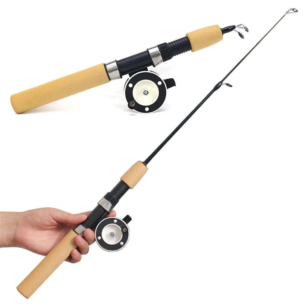 Description Picture 3 of item55/65/75cm Ice Fishing Rod Portable Shrimp Fishing Pole LightWeight River Comfortable Grip Carp Tackle Pesca Fishing Equipment