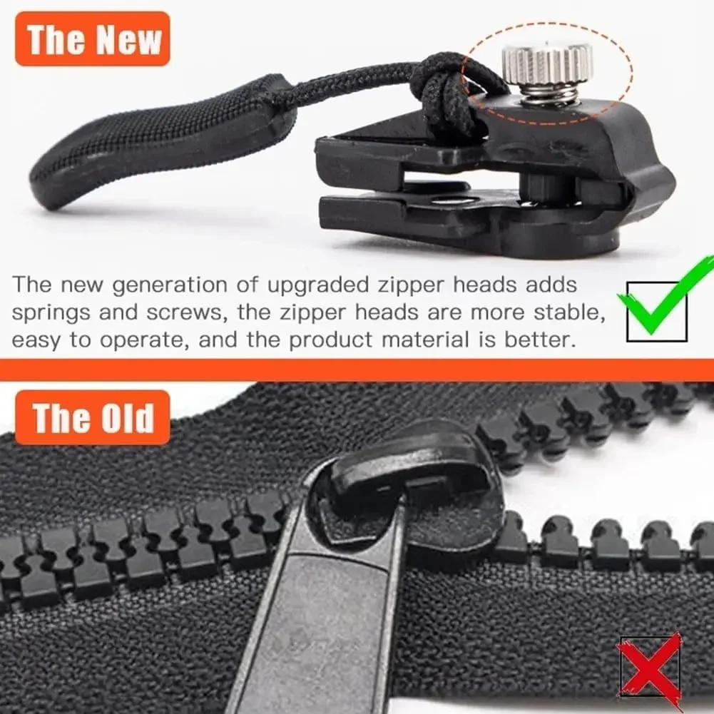 Description Picture 5 of item1/30pcs Zipper Repair Kit Universal Instant Replacement Sliding Teeth Rescue Zipper Head Slider Sewing Supplies and Accessories